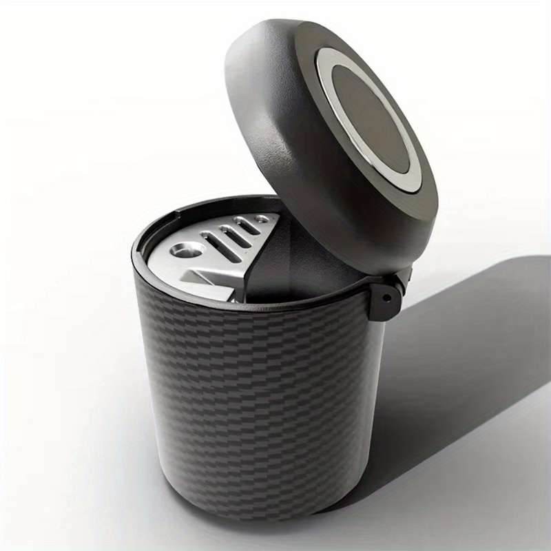 1pc Car Ashtray Portable Smokeless Car Ashtray Flame Retardant Cigarette Cup Container Cigar Ashtra