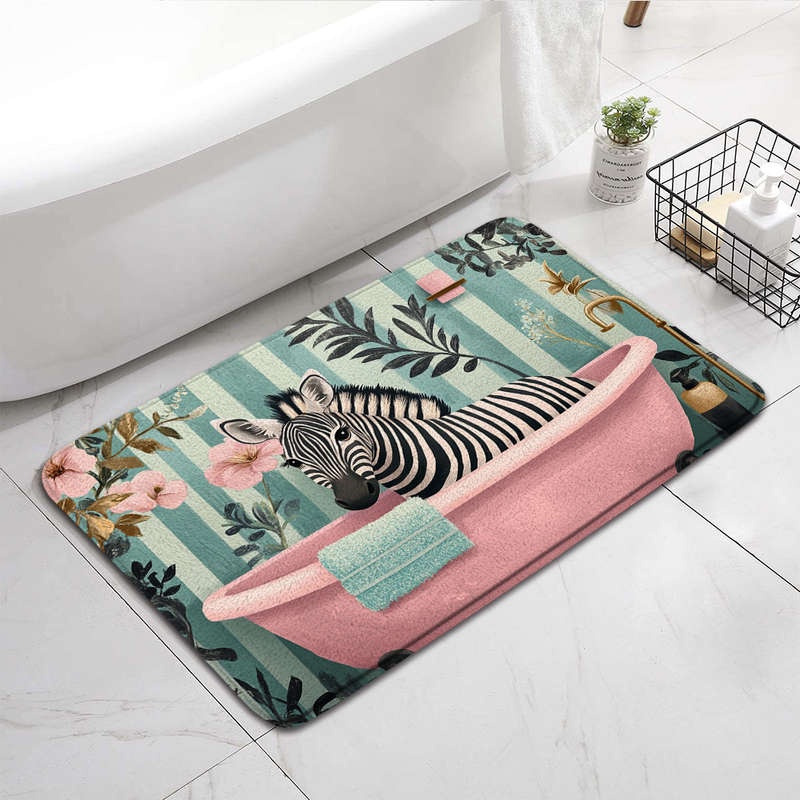 1Pc Polychrome 45x75cm Floor Mat
