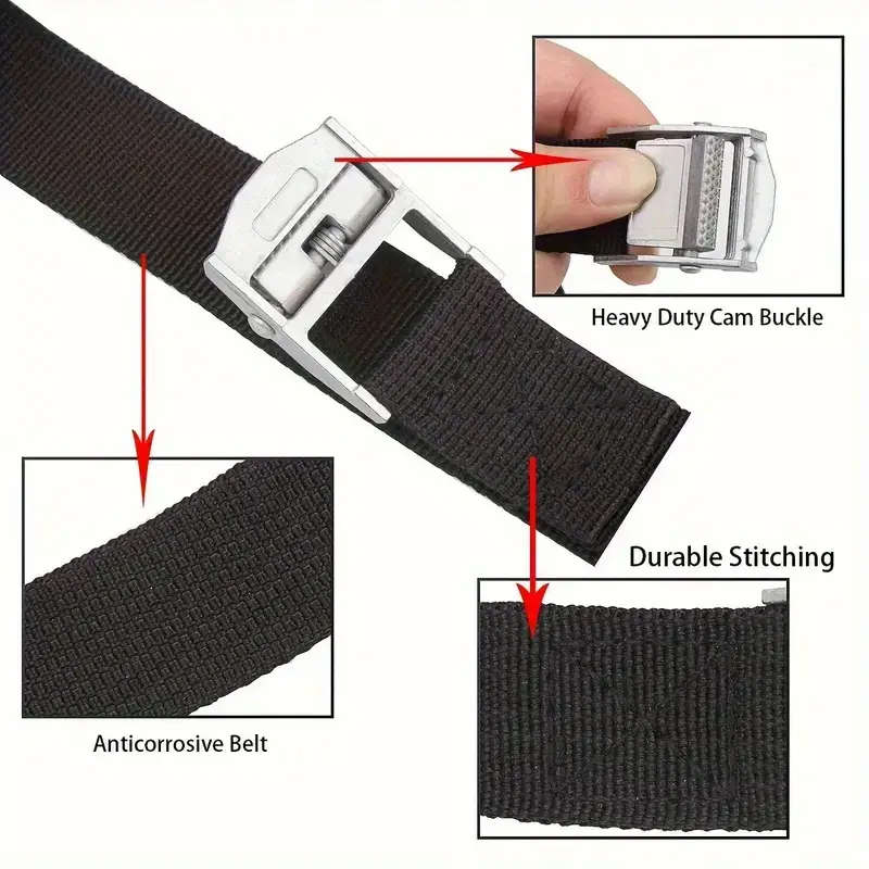 10 Heavy-Duty Fabric Straps