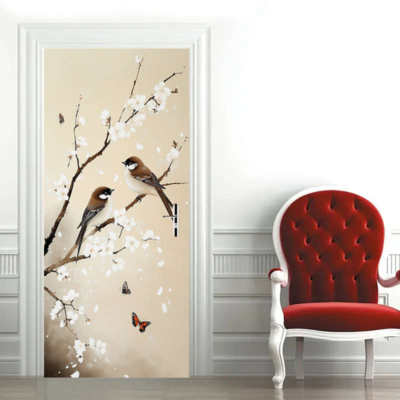 1Pc 95.0x209.8cm Door Window Sticker