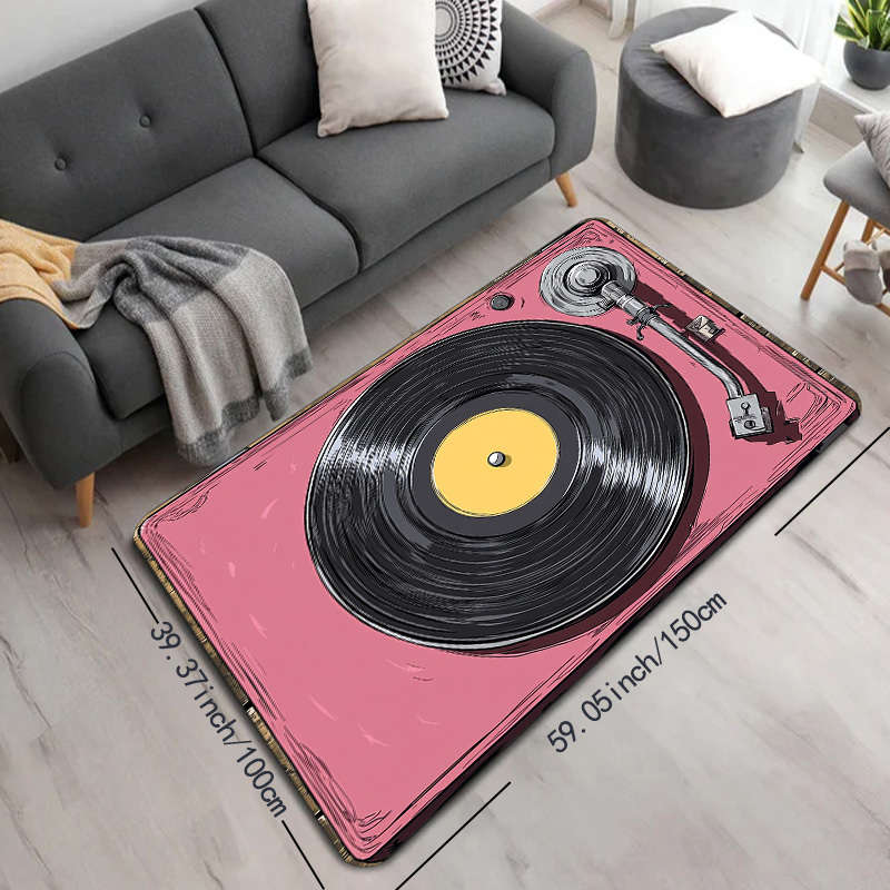 1Pc Pink 39.37x59.05inch 100x150cm Floor Mat