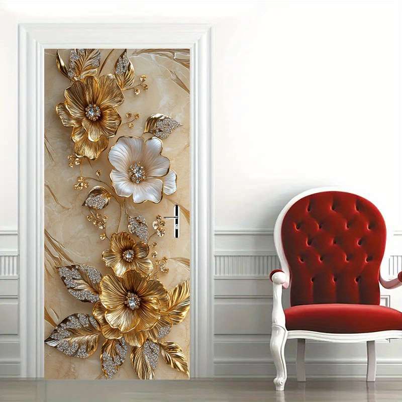 1Pc 76.96x199.9cm Door Window Sticker