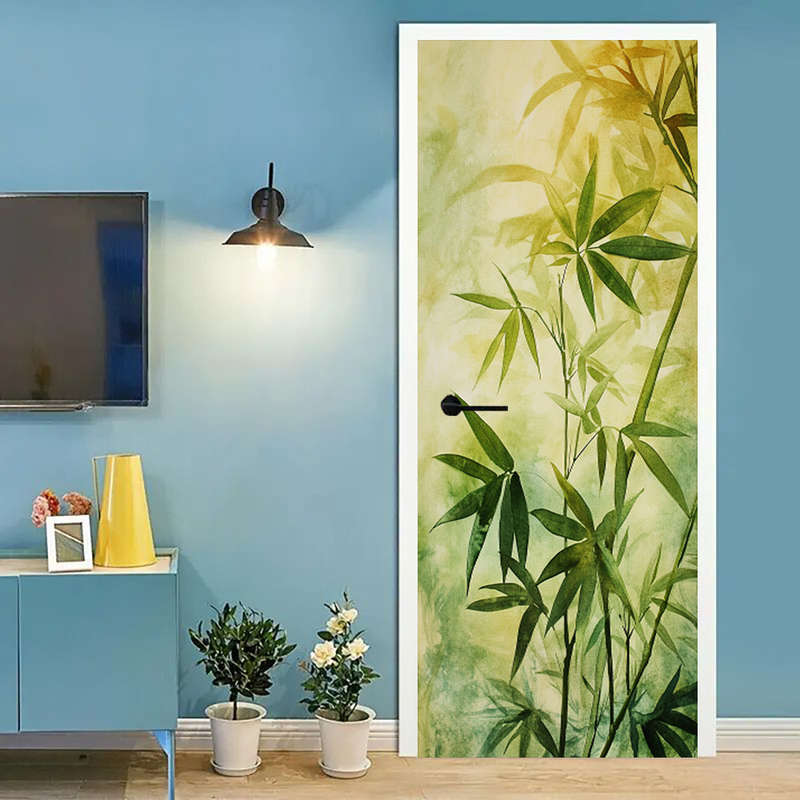 1Pc 76.96x199.9cm Door Window Sticker