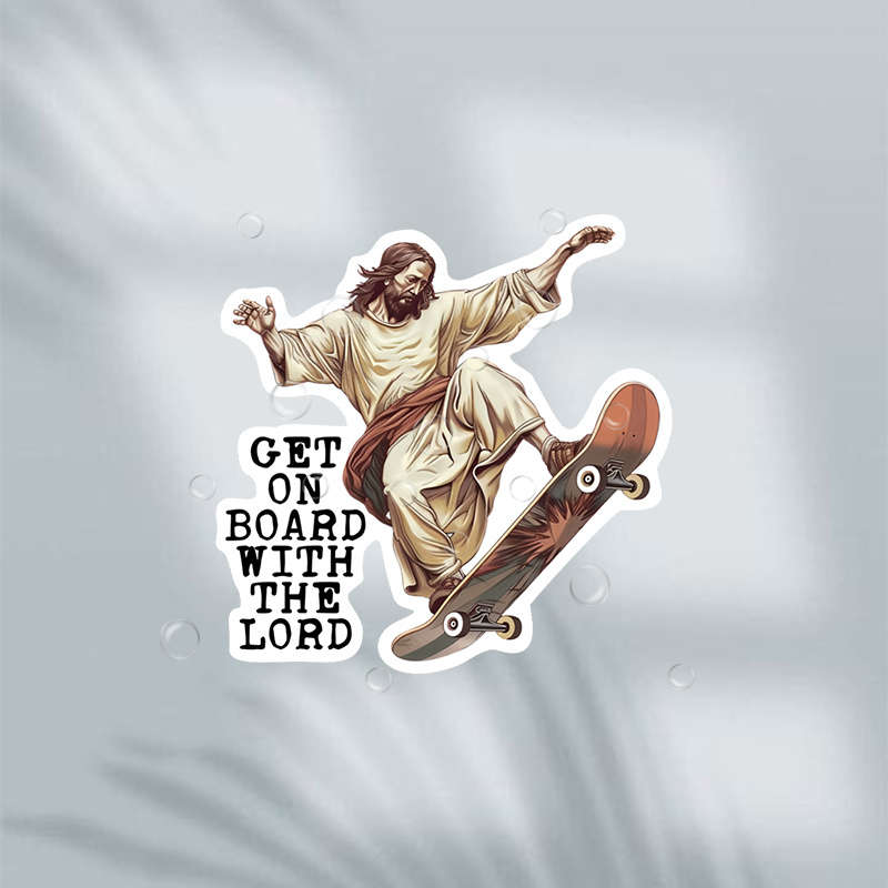 1pc Jesus Christian Themed Stickers