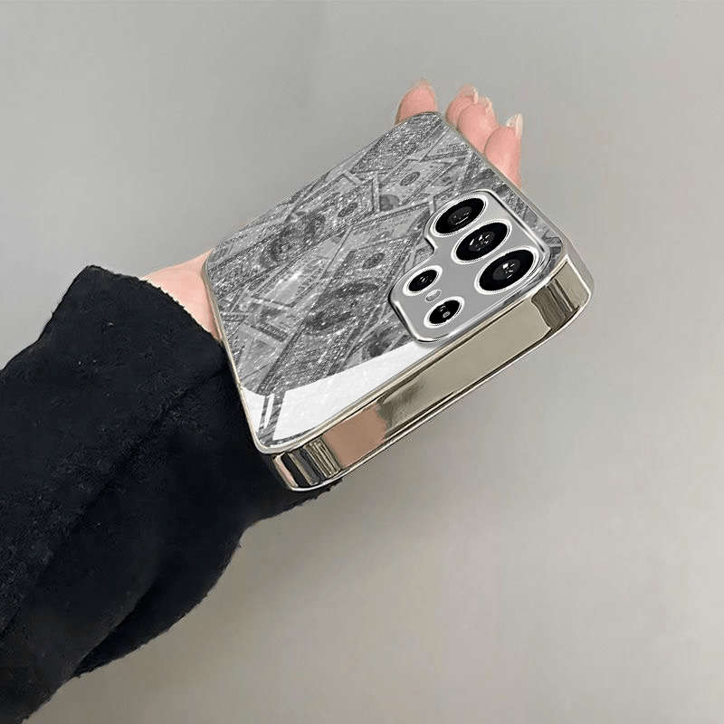 1pc  silvery  For Samsung Galaxy Note 10 Phone Cases