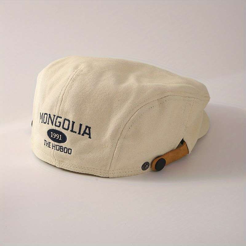 1pc American Street Retro Beret for Men and Women Small Reverse Wearing Forward Hat Painter's New