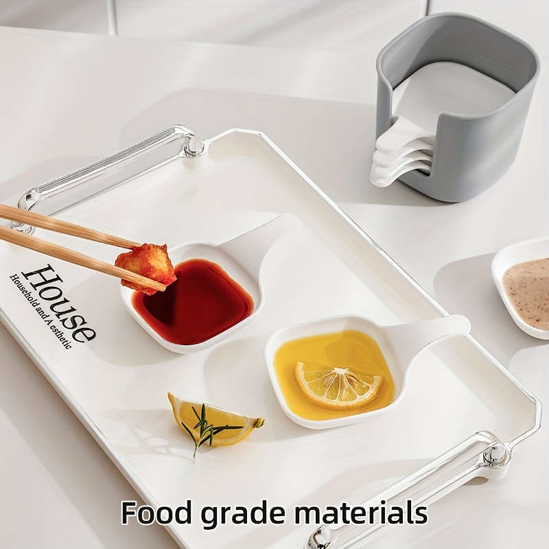 7pcs set Sauce Dishes Food Sauce Dishes Dipping Sauce Dishes Set Food Storage Containers S