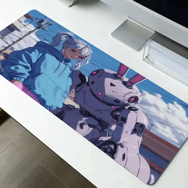 1pc 30x80cm Anime Mouse Pad Desk Mat Waterproof Stain-Resistant Non-Slip Surface