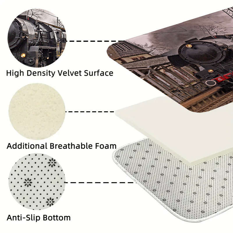 1Pc 120x160cm 47.24x62.99inch Floor Mat