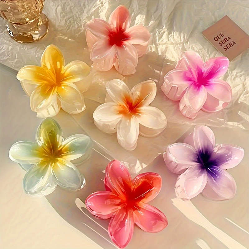 6Piece Gradient Flower Hairpin Set6Piece Gradient Flower Hairpin Set