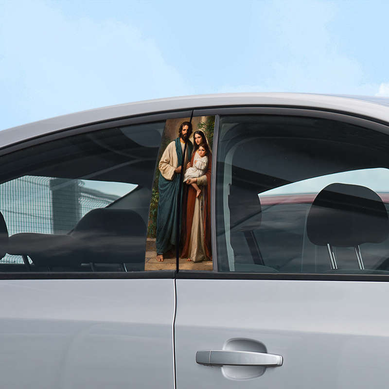 2pcs Jesus Christian Themed Stickers