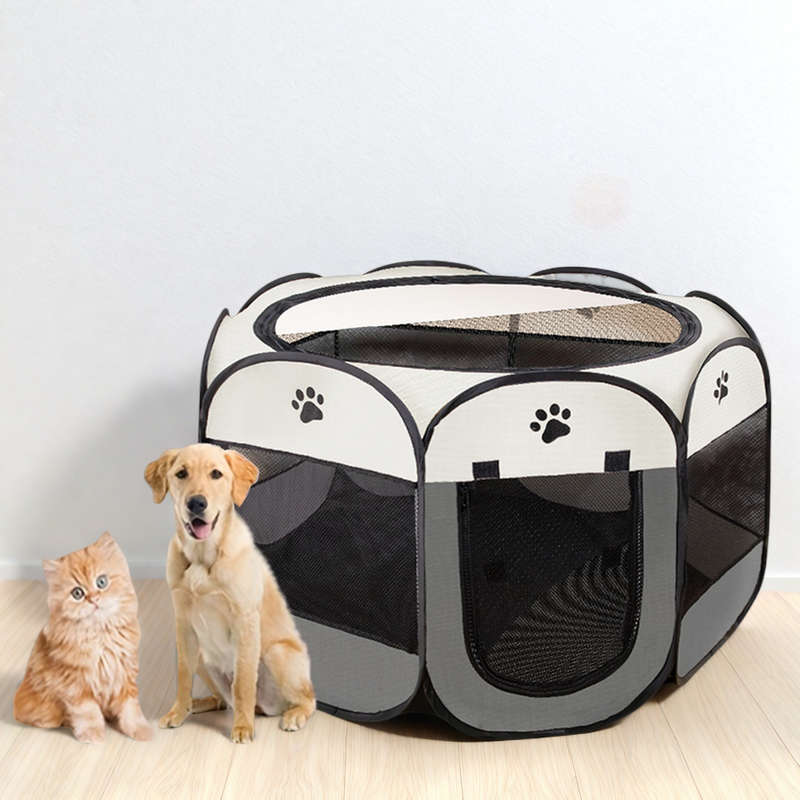 1pc Coffee color size Dimensions: 114 x 114 x 58 cmPet Cage