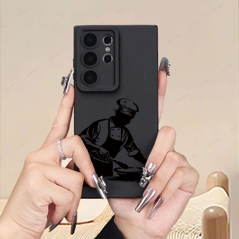 1pc Black For Samsung Galaxy A52 Phone Cases