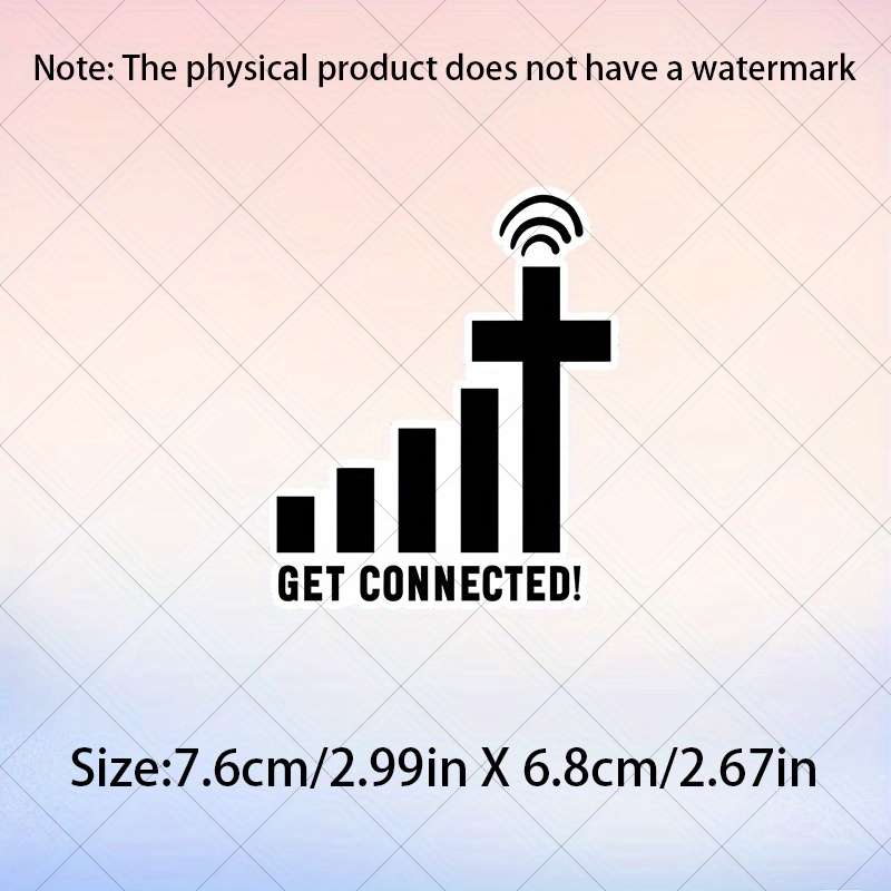 1pc Jesus Christian Themed Stickers