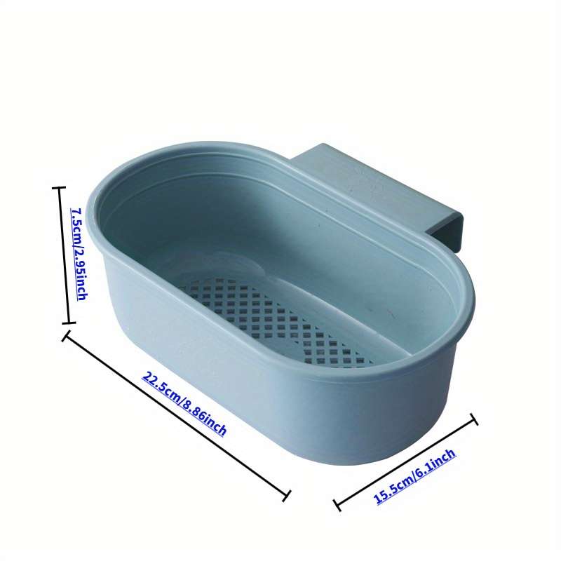 1pc Kitchen Multifunctional Drain Basket Vegetable Washing Basket Fruit and Rice Water Leak