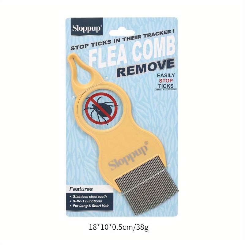 1pc Blue Size 92351Pet Comb