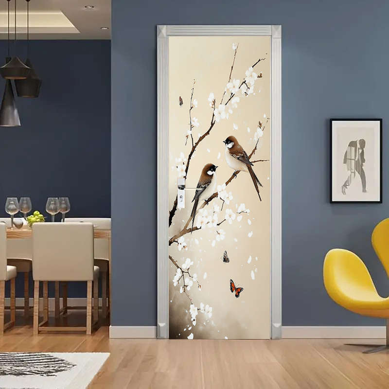 1Pc 95.0x209.8cm Door Window Sticker