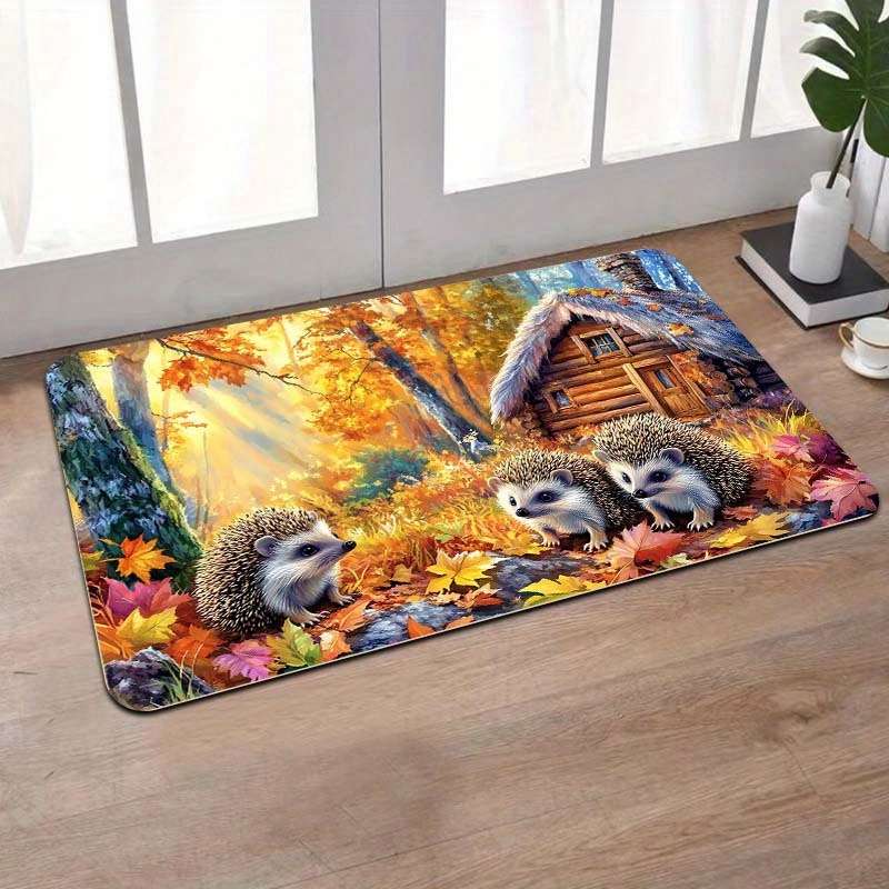 1Pc Yellow 19.69x31.49inch 50x80cm Floor Mat