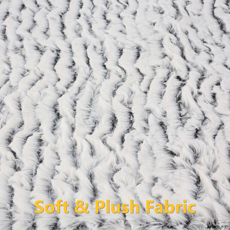 1PC Pet Mat White And Gray Size S  50.8cm X 39.88 cm