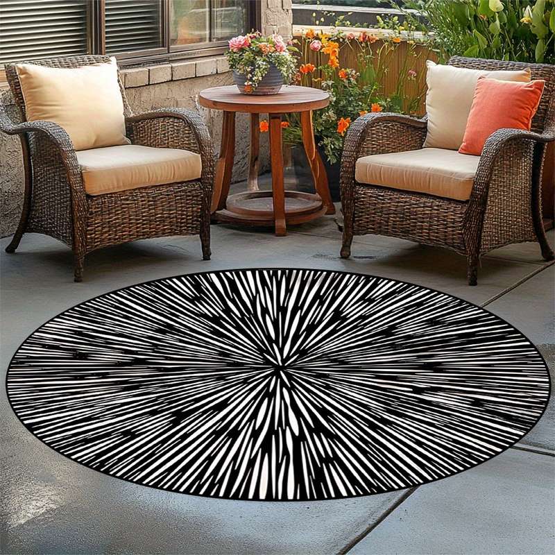 1Pc Diameter 100cm 39.37inch Floor Mat