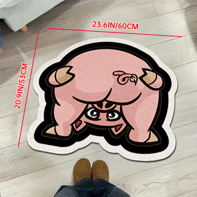 1Pc 23.6x20.9inch 60x53cm Floor Mat