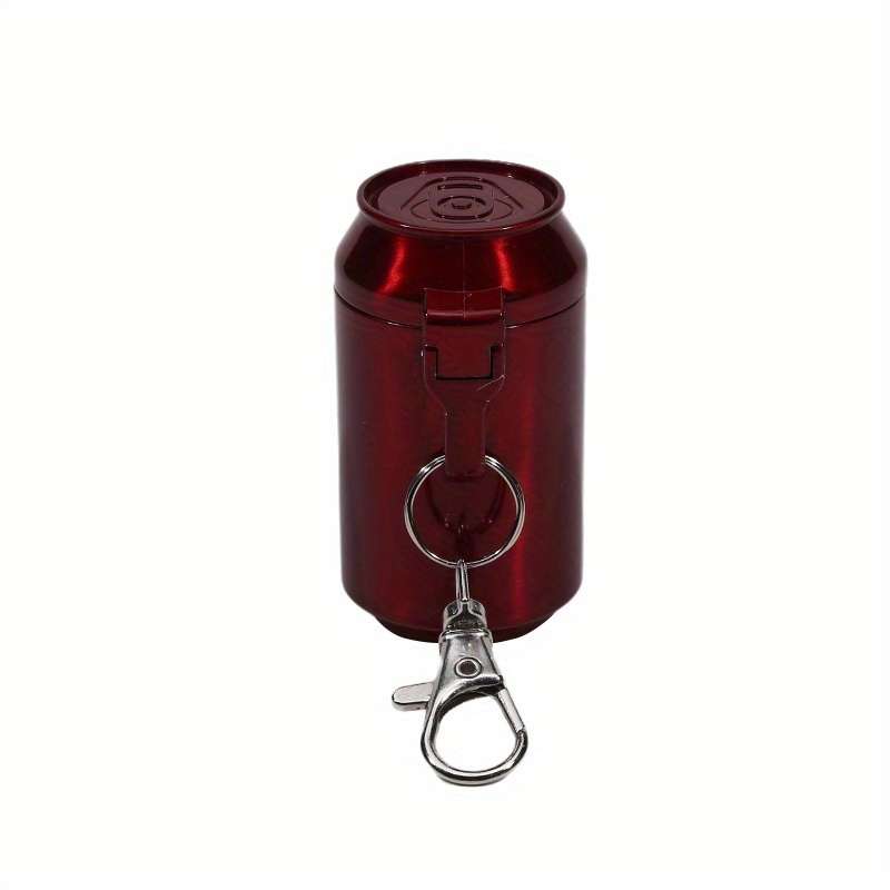 1pc Portable Mini Ashtray Bag In Bag Keychain