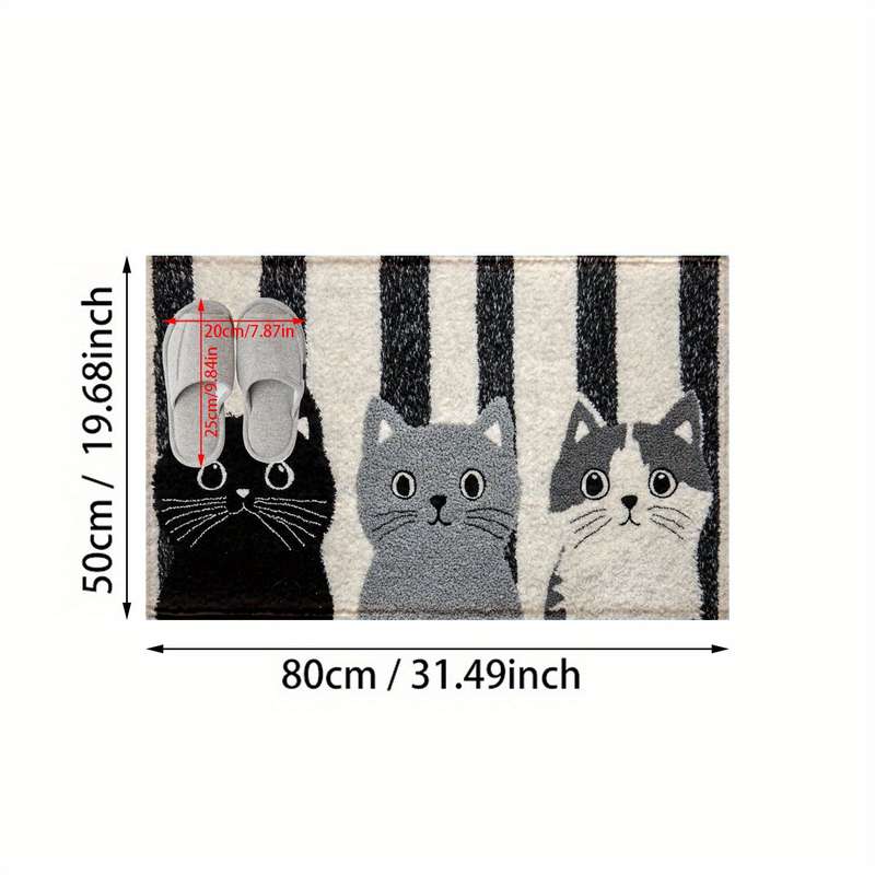 1Pc 60x40cm 23.6x15.7inch Floor Mat