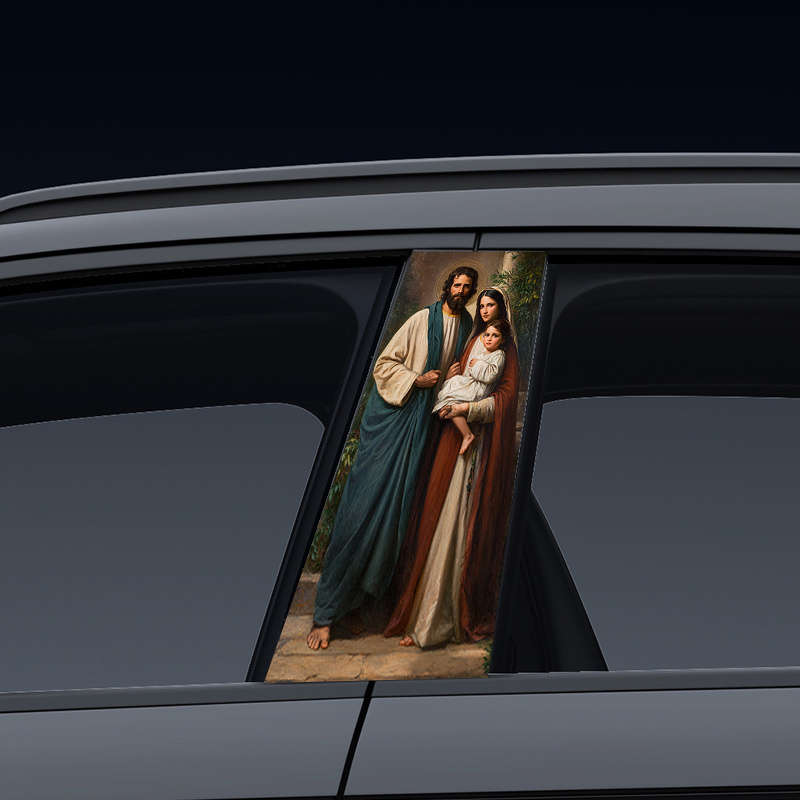 2pcs Jesus Christian Themed Stickers