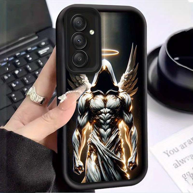 1pc Black For Samsung Galaxy M01s Phone Cases