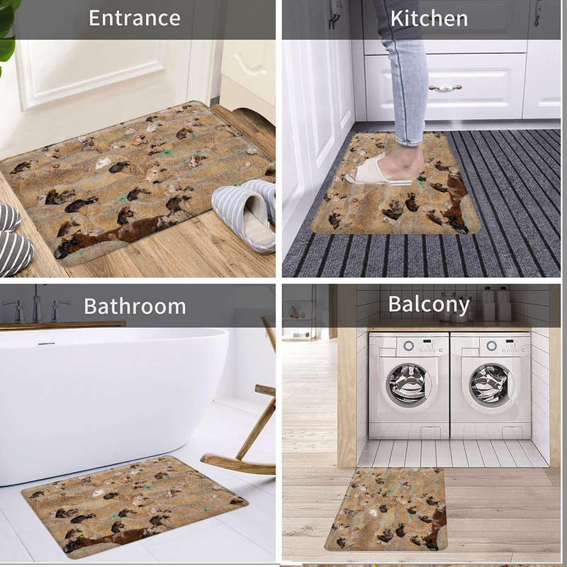 1Pc 15.7x23.6inch 40x60cm Floor Mat