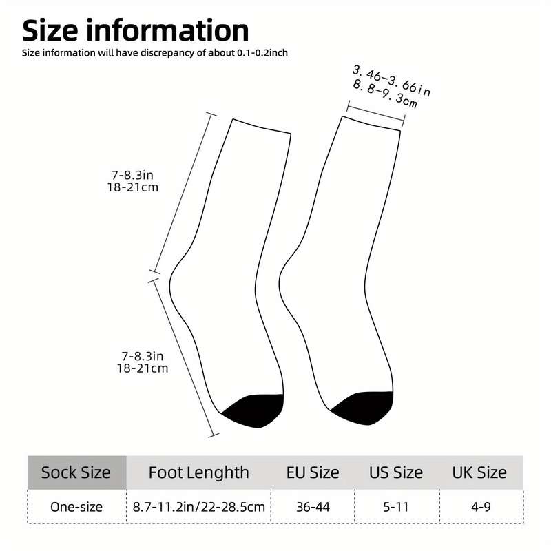 1 Pair Multicolor One Size Socks
