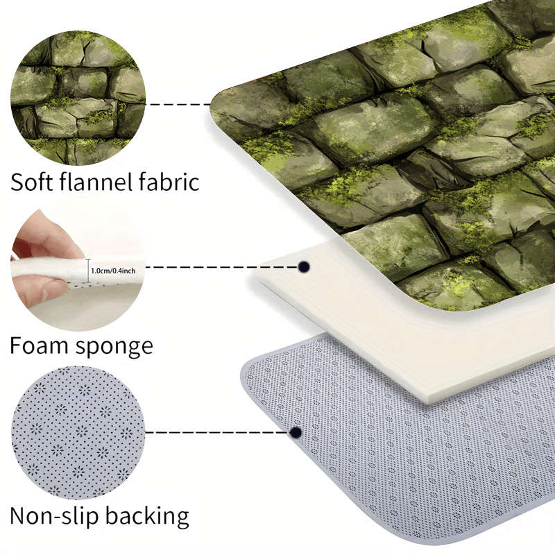 1Pc 17.7x47inch 45x120cm Floor Mat