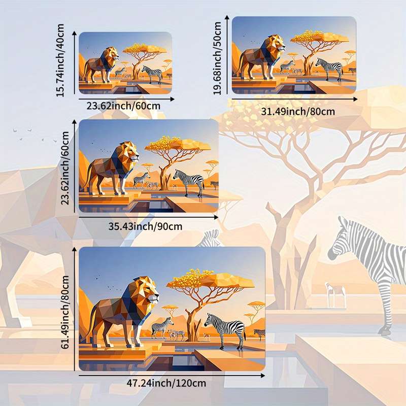 1Pc 19.69x31.50inch 50x80cm Floor Mat