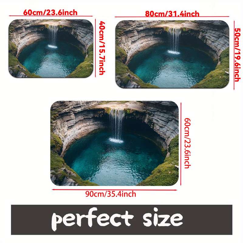 1Pc 50x80cm 19x31inch Floor Mat