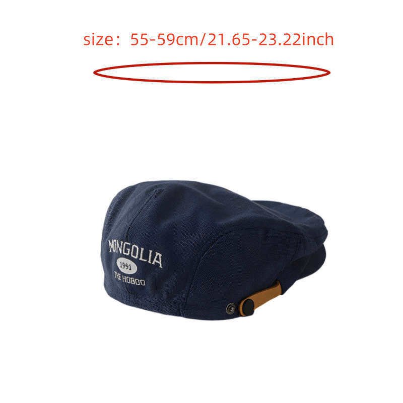1pc American Street Retro Beret for Men and Women Small Reverse Wearing Forward Hat Painter's New