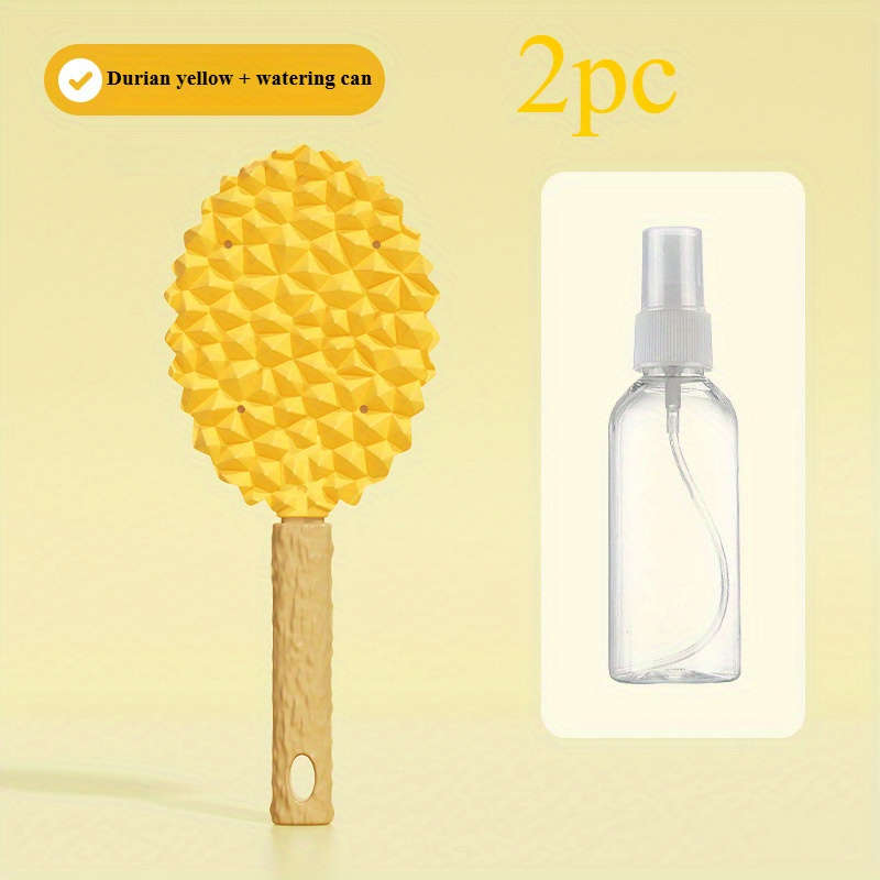 1pc Durian Massage Comb Green Add Cat Grass Spray Bottle 2.03 oz Pet Comb