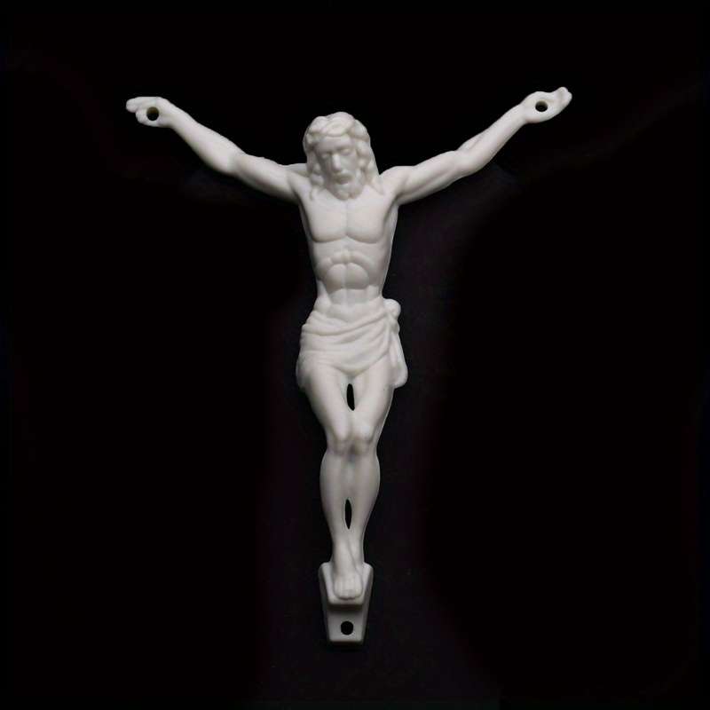 1 Piece White Jesus Theme Pendant