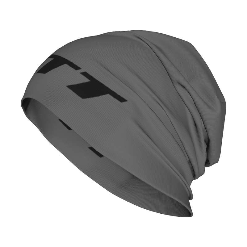 1pc Durable Build Scott Men's Stretch Knit Beanie Cap Fashionable Gray Cycling Hat with SCOTT P