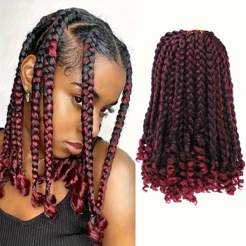 1Pc Black 25.4cm Fashion Design Wig
