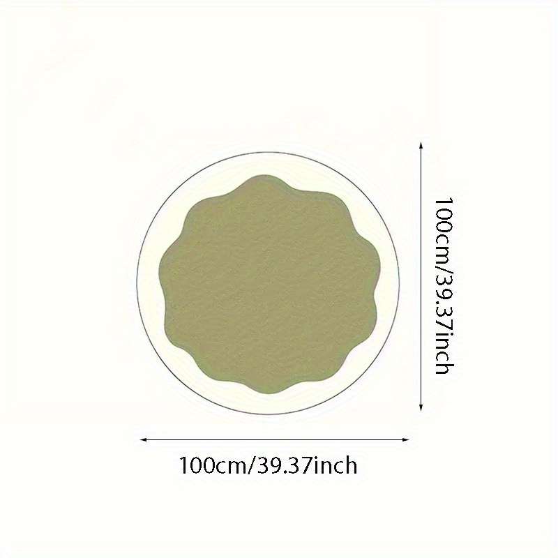 1Pc Green 60x60cm 23.6x23.6inch Floor Mat