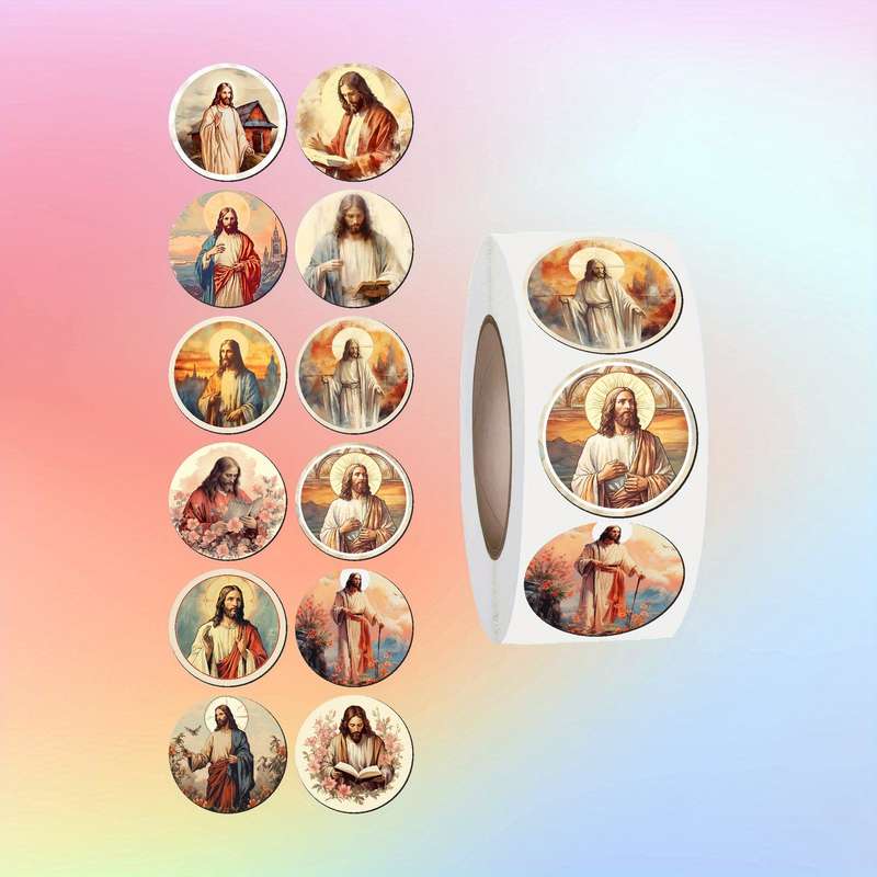 1pc  Jesus Christian Themed Stickers