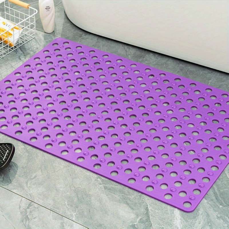 1Pc Purple Ordinchary Model 36x69cm Floor Mat