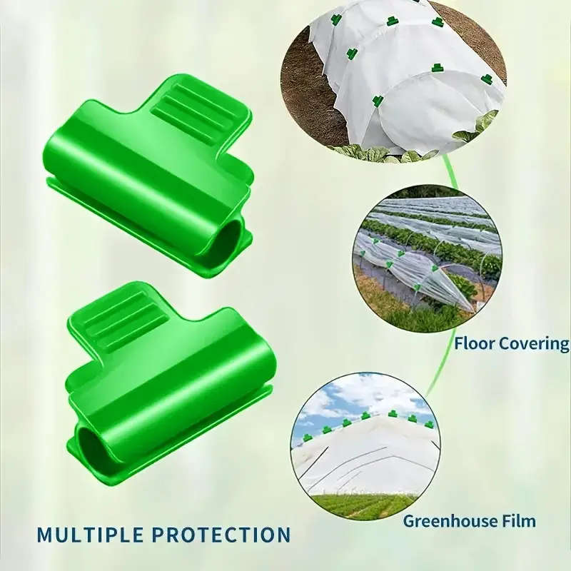 20pcs Green Plastic Tension Clips