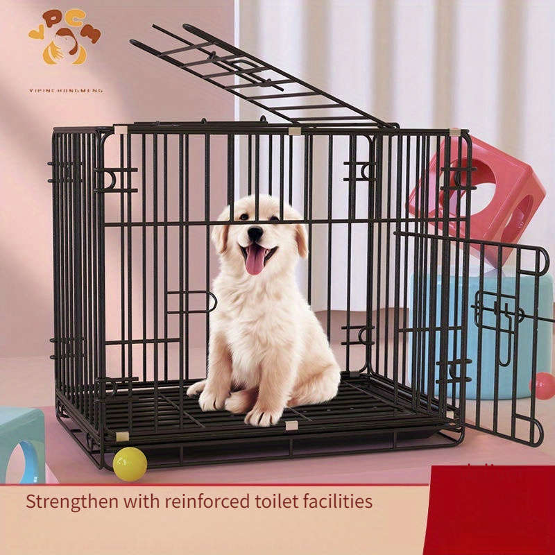 1pc Black 50*35cm-Foot Mat+Tray Pet Cage