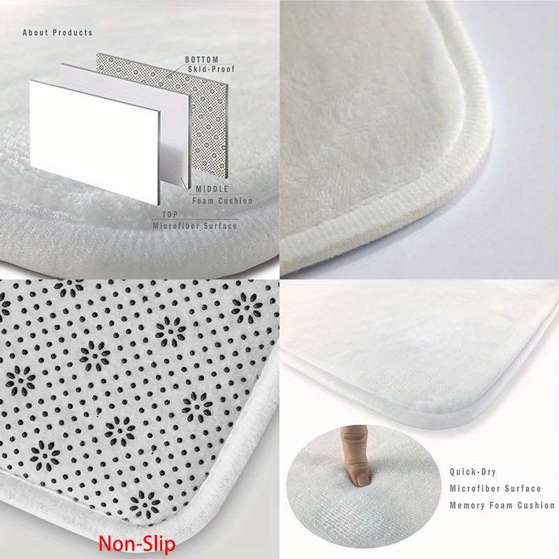 1Pc 60x90cm Floor Mat