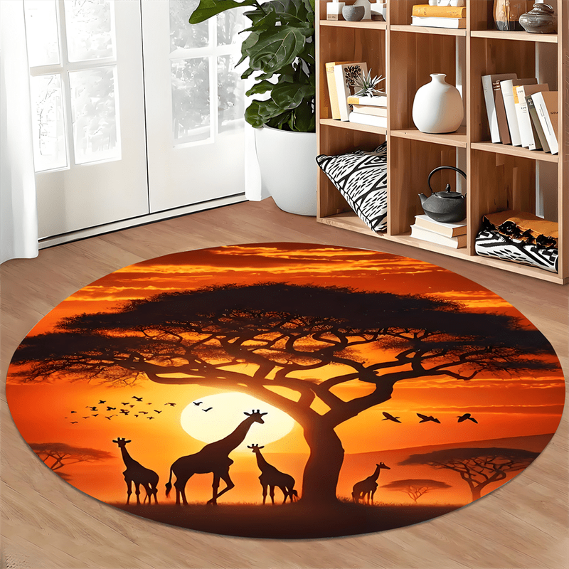 1Pc 47.24x47.24inch 120x120cm Floor Mat