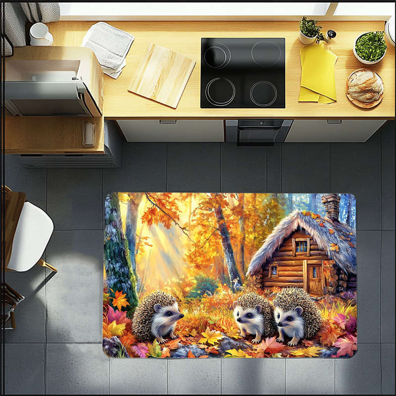 1Pc Yellow 19.69x31.49inch 50x80cm Floor Mat