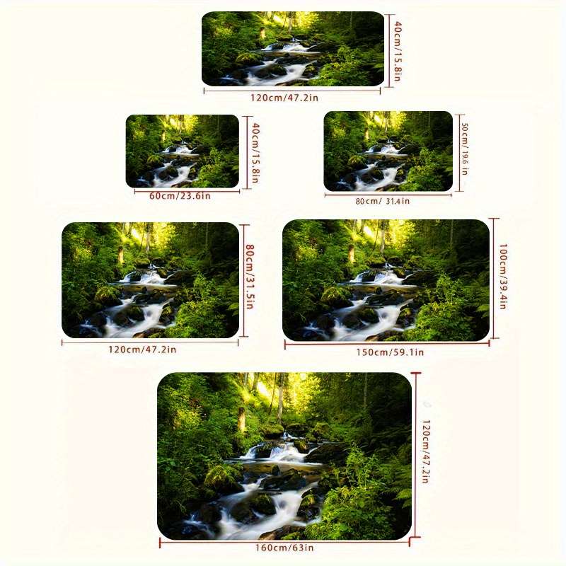 1Pc 47.24x62.99inch 120x160cm Floor Mat
