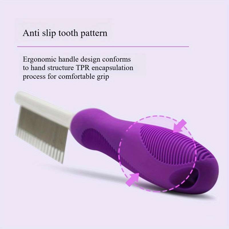 1pc Purple Pet Comb