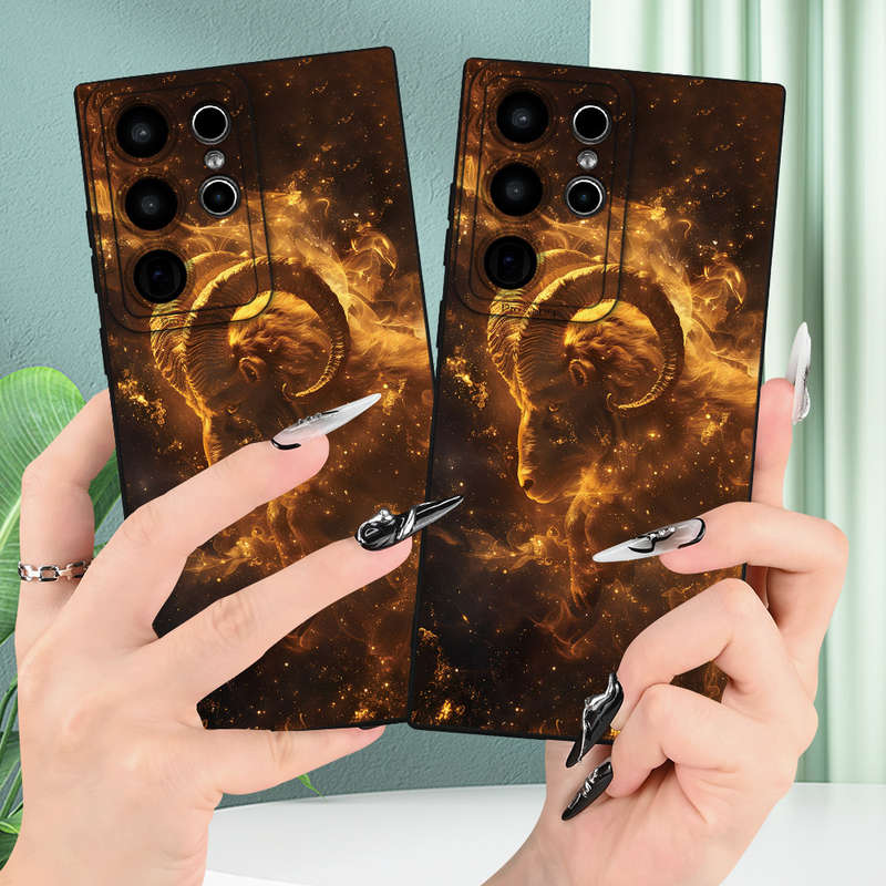 1pc Black For Samsung Galaxy A52 Phone Cases